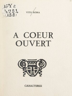 cover image of À cœur ouvert